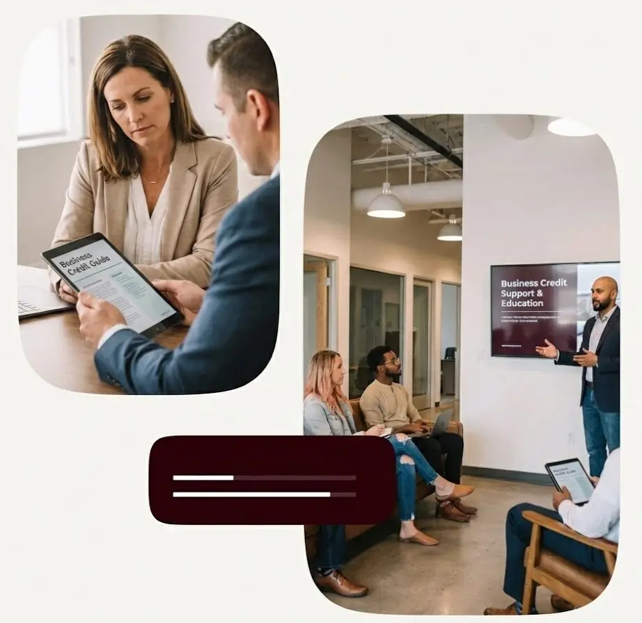 Business owners who benefit from business credit support, from startups to scaling companies
