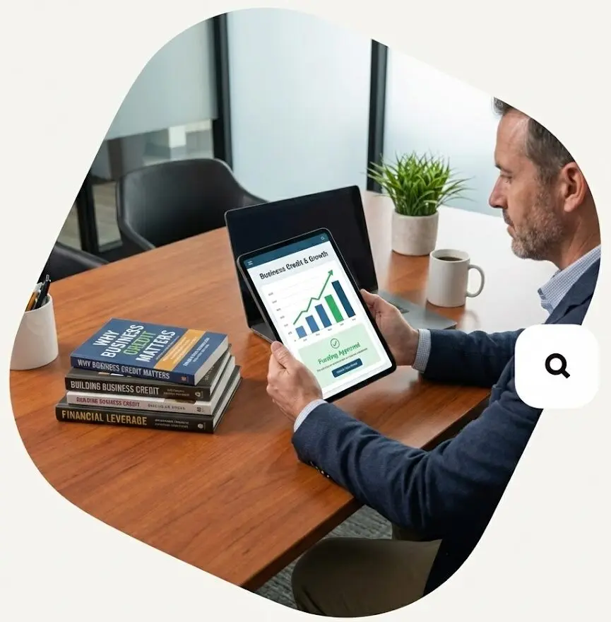 Business credit support showing how a strong business credit profile unlocks financing